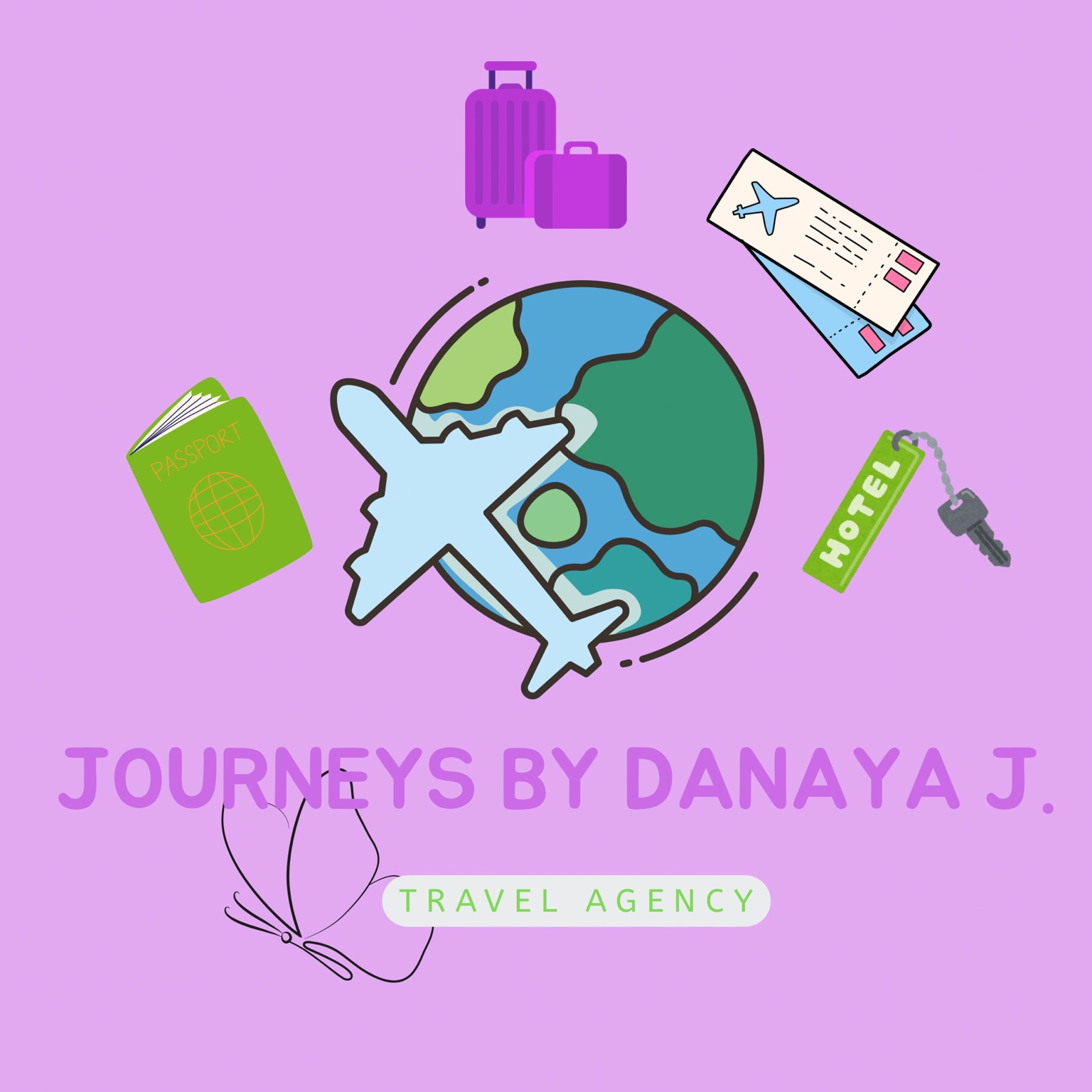 Journeys by Danaya J. Travel Agency logo